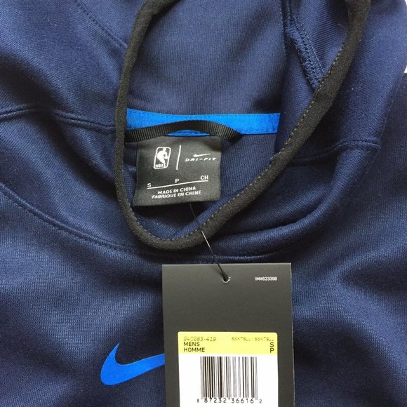 Nike Oklahoma City Thunder NBA college Navy Sz Sm - Picture 5 of 11